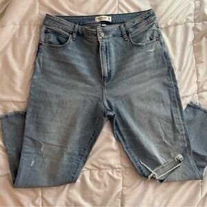 Abercrombie & Fitch Curve Skinny High Rise Jeans